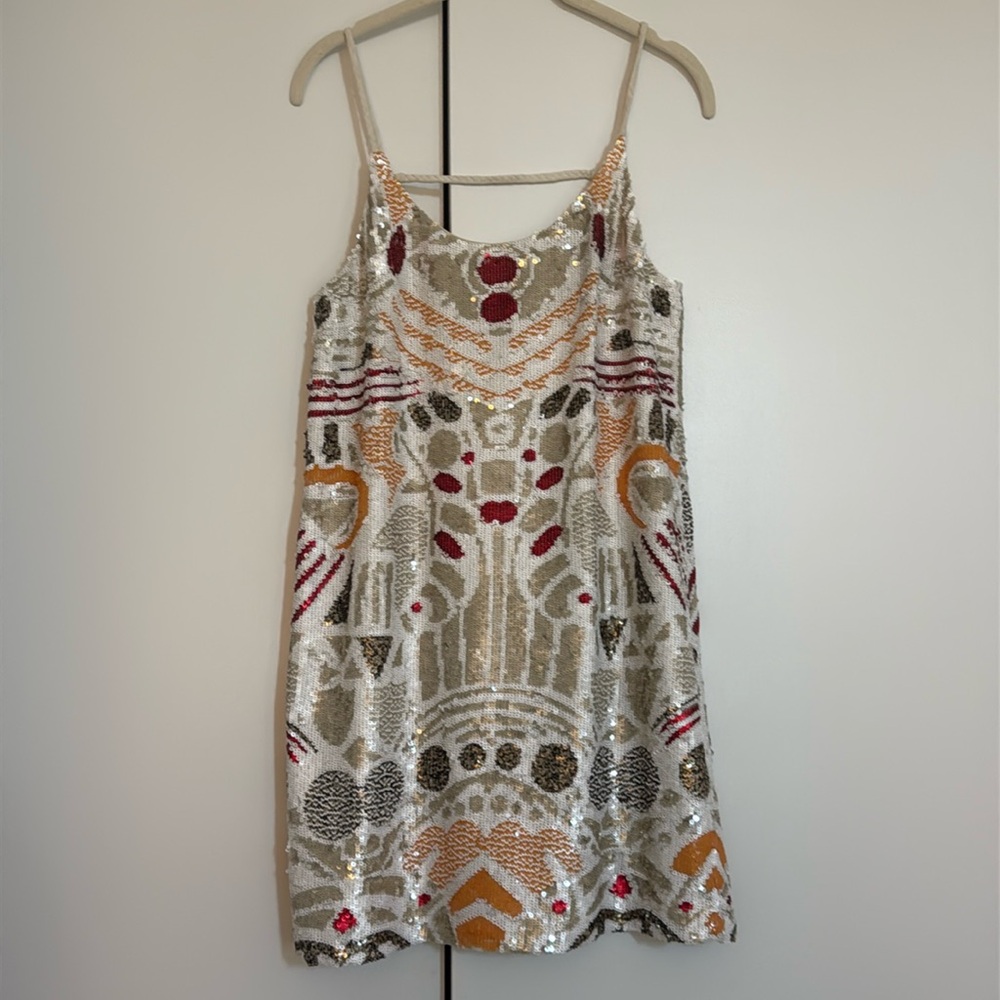 French Connection Adanya Shine Strappy Dress